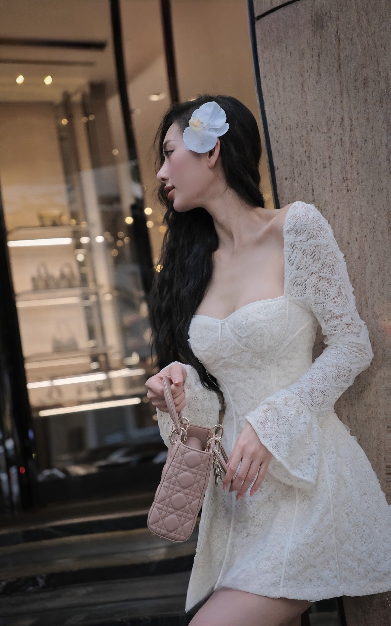 CC01 Dress Loukmai White